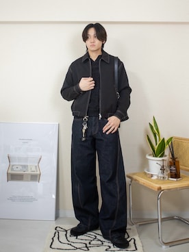 「LIDNM（リドム）のアイテム」を使った、ともきさん（メンズ・168cm）の春コーディネート