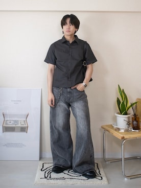 「Llife（ライフ）のアイテム」を使った、ともきさん（メンズ・168cm）の春コーディネート