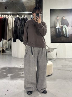 「アイテム（リング）」を使った、ともきさん（メンズ・168cm）の冬コーディネート