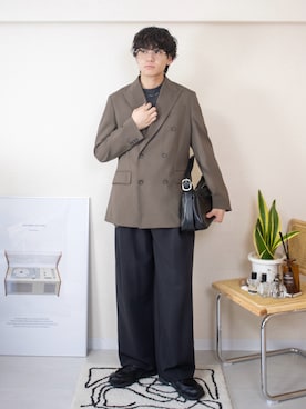 「アイテム（スーツセット）」を使った、ともきさん（メンズ・168cm）の春コーディネート