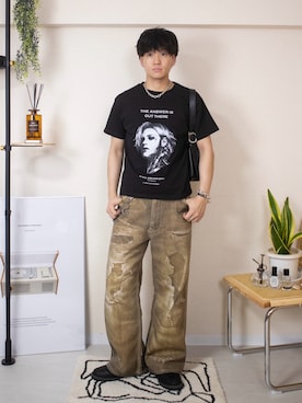 「Timberland（ティンバーランド）のメンズ クレスト フィールド レースアップ ウォータープルーフ シューズ - ブラック（ドレスシューズ、ブラック系）」を使った、ともきさん（メンズ・168cm）の夏コーディネート