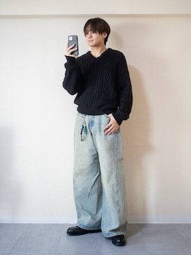 「アイテム（キーホルダー）」を使った、ともきさん（メンズ・168cm・20代）の秋コーディネート