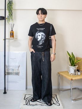 「DNSR（ディーエヌエスアール）のアイテム」を使った、ともきさん（メンズ・168cm）の夏コーディネート