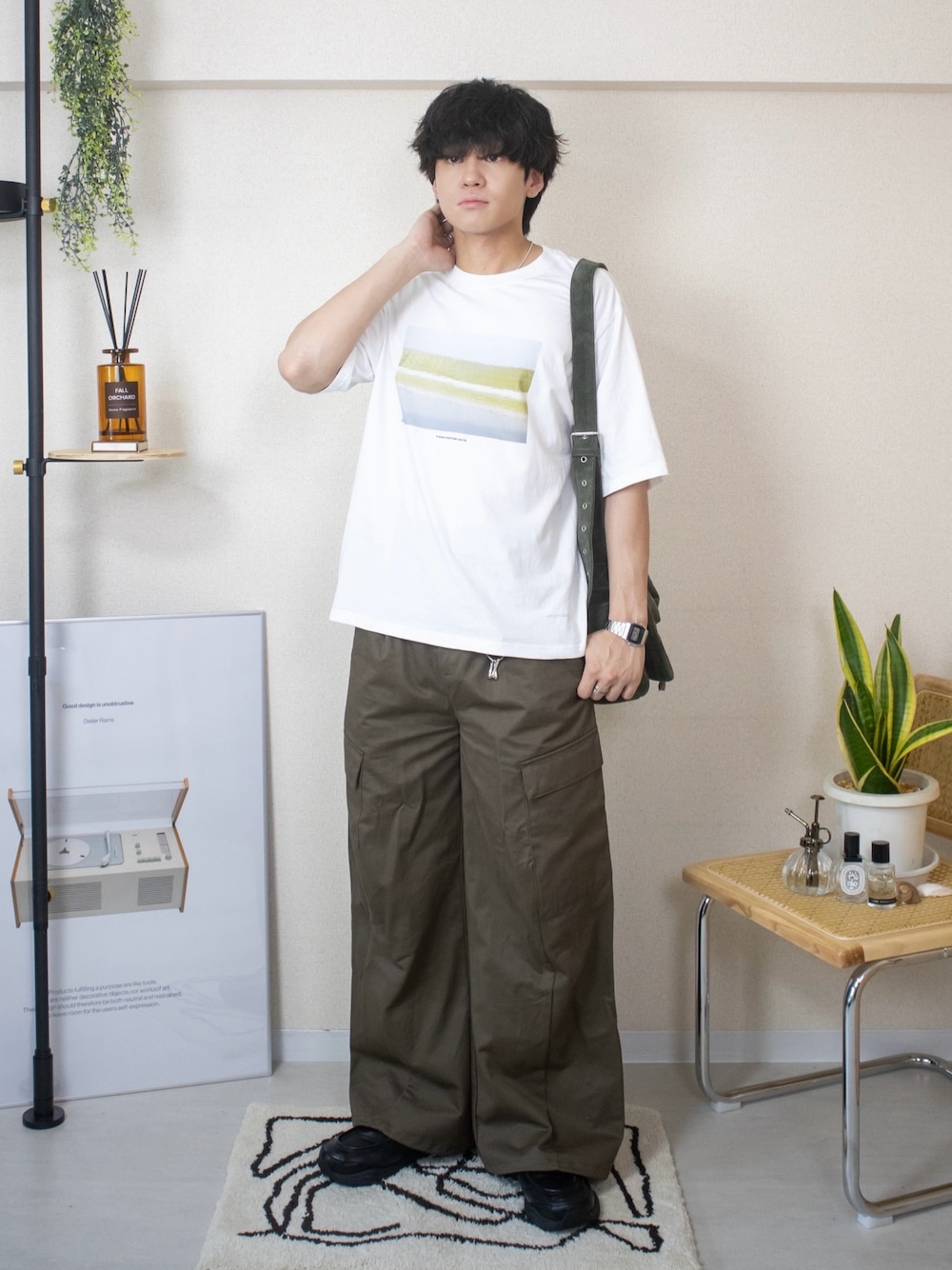 Parts Lab.（パーツラボ）の「【Parts Lab.】Cow Suede Flap Shoulder