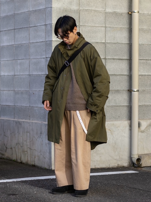 Soerte M-65 オーバーサイズミリタリーコート　カーキ soerte（ソエルテ）の「M-65 Oversize military coat /オーバー