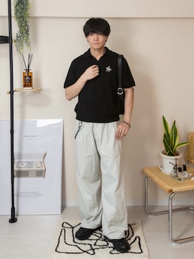 「DNSR（ディーエヌエスアール）のアイテム」を使った、ともきさん（メンズ・168cm）の夏コーディネート