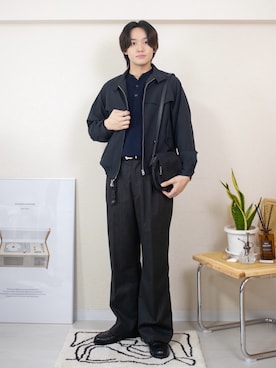 「LIDNM（リドム）のアイテム」を使った、ともきさん（メンズ・168cm）の春コーディネート