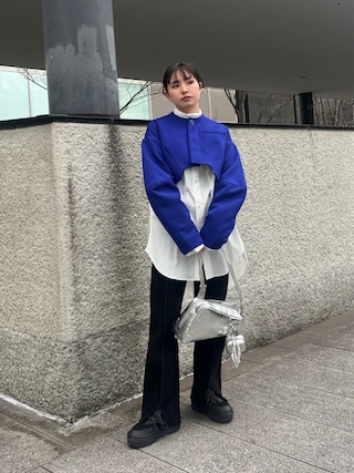 24AW✨極美品【UN3D. 】イレギュラーヘムショートジャケット　ブルー 1735029361_320.jpg