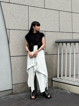 「152cm」｜「アイテム（アクセサリー）」を使った、HINATAさん（レディース・152cm）の夏コーディネート