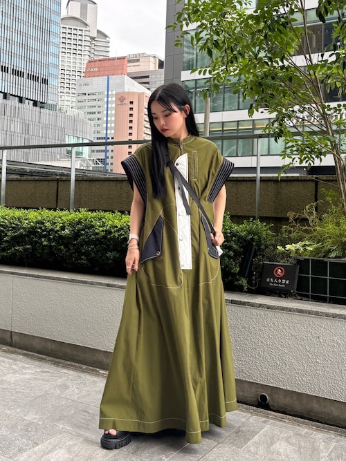 UN3D. MA-1 DETAIL OP / MA-1ディテールワンピース UN3D.（アンスリード）の「MA-1 DETAIL OP / MA-1ディテール