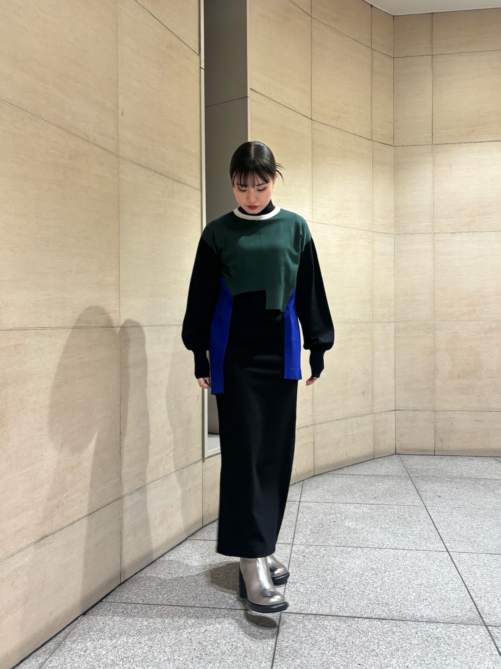 UN3D.（アンスリード）の「SHORT LAYERED KT OP / ショートレイヤード