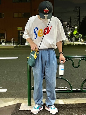 「ARIES(アリーズ)のアイテム」を使った、なつ🐶さん(メンズ・168cm)の夏コーディネート