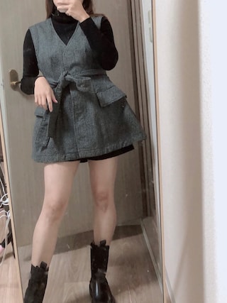 CLANE（クラネ）の「PANNIER LINE DENIM BUSTIER（キャミソール）」 - WEAR