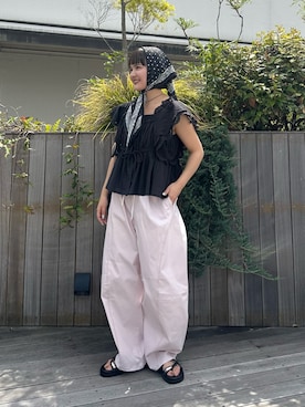 YOSHIEさん(レディース・156cm)の夏コーディネート