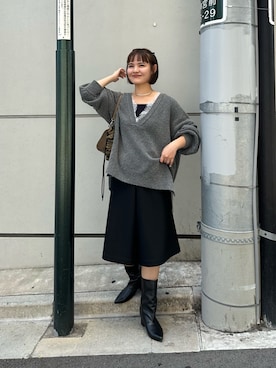 YOSHIEさん(レディース・156cm)の夏コーディネート