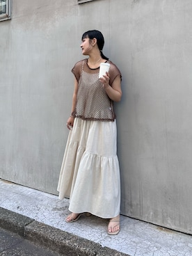 YOSHIEさん（レディース・156cm）の春コーディネート