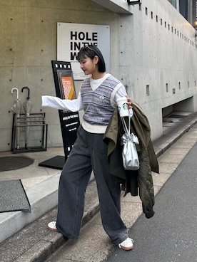 YOSHIEさん（レディース・156cm）の秋コーディネート