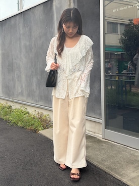 「Olu.（オルドット）のアイテム」を使った、rikoさん（レディース・154cm）の夏コーディネート