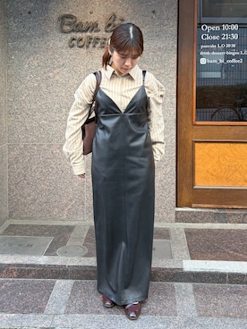 「Solace（ソレイス）のアイテム」を使った、rikoさん（レディース・154cm）の春コーディネート