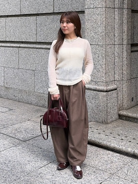 「THE YOn（ザヨン）のアイテム」を使った、rikoさん（レディース・154cm）の春コーディネート