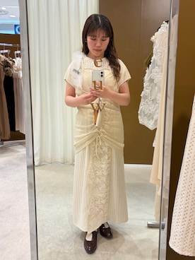 「KBF（ケイビーエフ）のアイテム」を使った、rikoさん（レディース・154cm）の春コーディネート