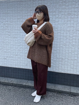 rikoさん（レディース・154cm）の冬コーディネート