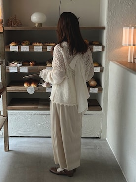 「アイテム（その他）」を使った、rikoさん（レディース・154cm）の秋コーディネート