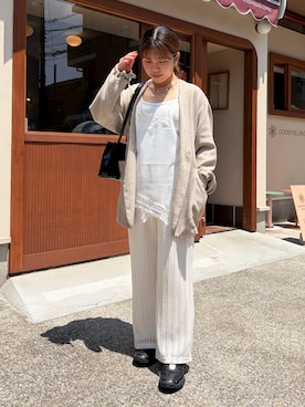 「mil（ミル）のアイテム」を使った、rikoさん（レディース・154cm）の春コーディネート