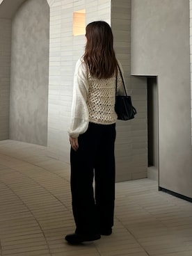 「アイテム（その他）」を使った、rikoさん（レディース・154cm）の秋コーディネート