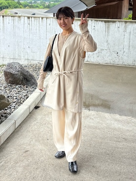 「I_am（アイアム）のアイテム」を使った、rikoさん（レディース・154cm）の春コーディネート