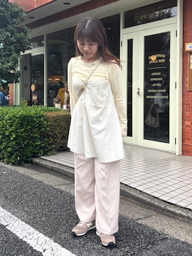 「アイテム（その他）」を使った、rikoさん（レディース・154cm）の秋コーディネート