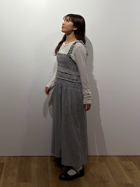 「KBF（ケイビーエフ）のアイテム」を使った、rikoさん（レディース・154cm）の春コーディネート