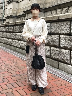 「I_am（アイアム）のアイテム」を使った、rikoさん（レディース・154cm）の春コーディネート