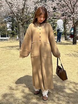 「Amiur（エミレ）のアイテム」を使った、rikoさん（レディース・154cm）の冬コーディネート