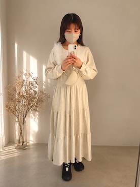 rikoさん（レディース・154cm）の春コーディネート