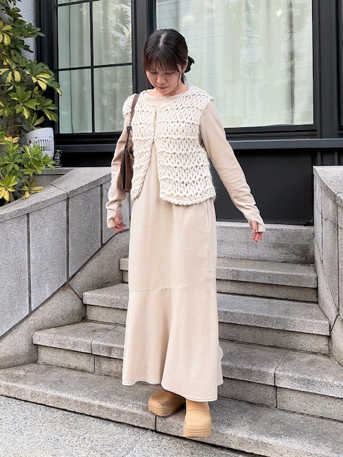 金属アレルギー軽減】ラウンド カーブ スリム ステンレス ネックカフ