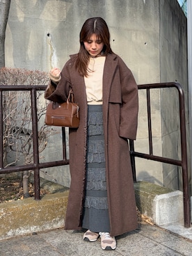 rikoさん（レディース・154cm）の冬コーディネート