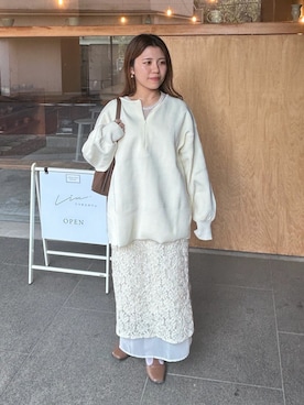 「アイテム（その他）」を使った、rikoさん（レディース・154cm）の秋コーディネート