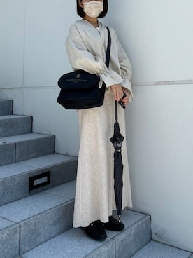 「WILLFULLY（ウィルフリー）のアイテム」を使った、rikoさん（レディース・154cm）の秋コーディネート