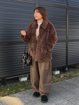 rikoさん（レディース・154cm）の冬コーディネート