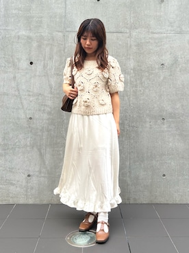 「アイテム（その他）」を使った、rikoさん（レディース・154cm）の秋コーディネート