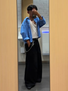 「アイテム（財布/小物）」を使った、B/低身長コーデさん（メンズ・155cm・10代）の秋コーディネート