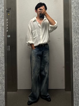 「Noen（ノエン）のアイテム」を使った、B/低身長コーデさん（メンズ・155cm）の夏コーディネート