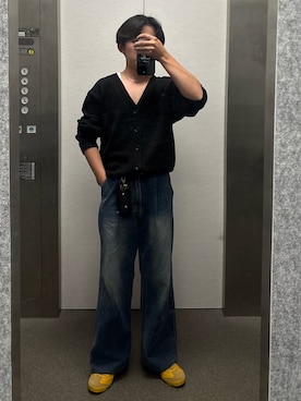 「Regen Glanz（レーゲングランツ）のアイテム」を使った、B/低身長コーデさん（メンズ・155cm）の春コーディネート