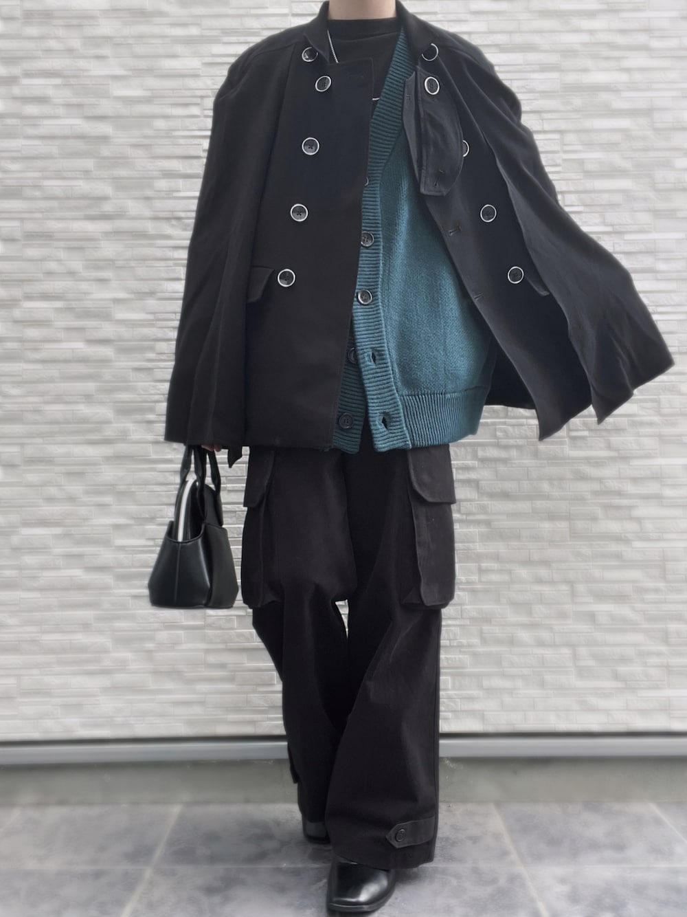 ADRER（アドラー）の「cape sleeve jacket/ケープスリーブジャケット