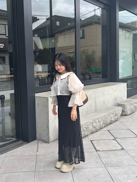 まゆさん（骨格ストレート・レディース・145cm）の秋コーディネート