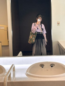 「Burner（バーナー）のアイテム」を使った、tsubaki103さん（レディース・160cm）の夏コーディネート