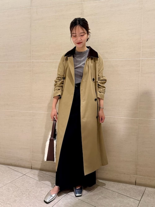 MIESROHE（ミースロエ）の「sustainable ドルマンスリーブトレンチ