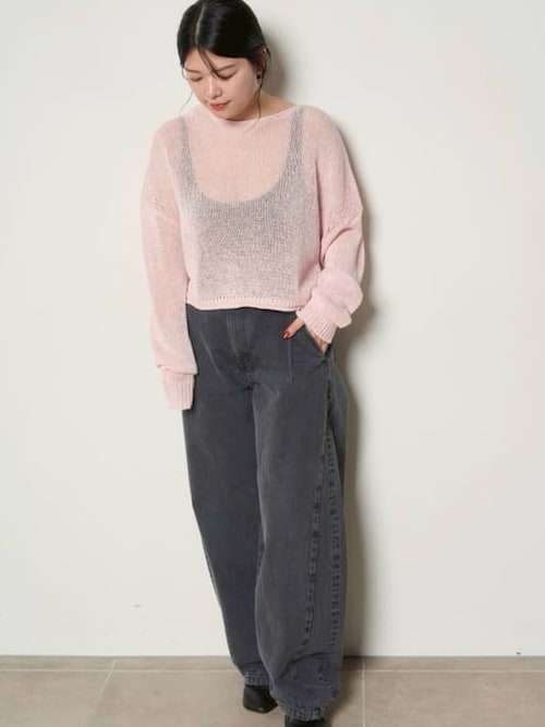 【新品未使用】MIESROHE ミースロエ バルーン構築デニムパンツ バルーン構築デニムパンツ（デニムパンツ/ジーンズ）｜MIESROHE