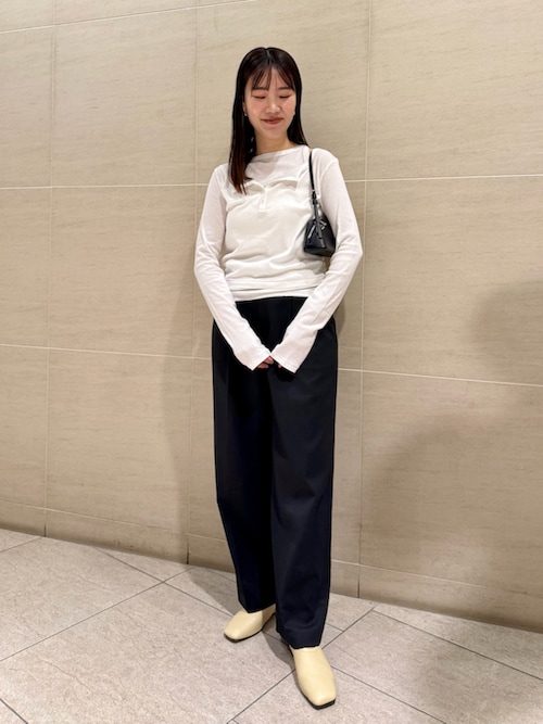 25ss MIESROHE シアーレイヤードTOPS 定価18,700円 フリー シアーレイヤードTOPS(カットソー)｜トップス｜MIESROHE
